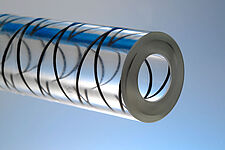 Laminated glass tube for use as a pressure-resistant glass tube
